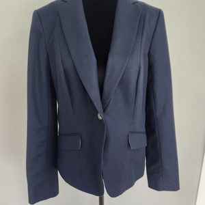 Brooks Brothers One Button Blazer Size 10‎ in Navy